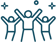 Responsive camp leadership icon